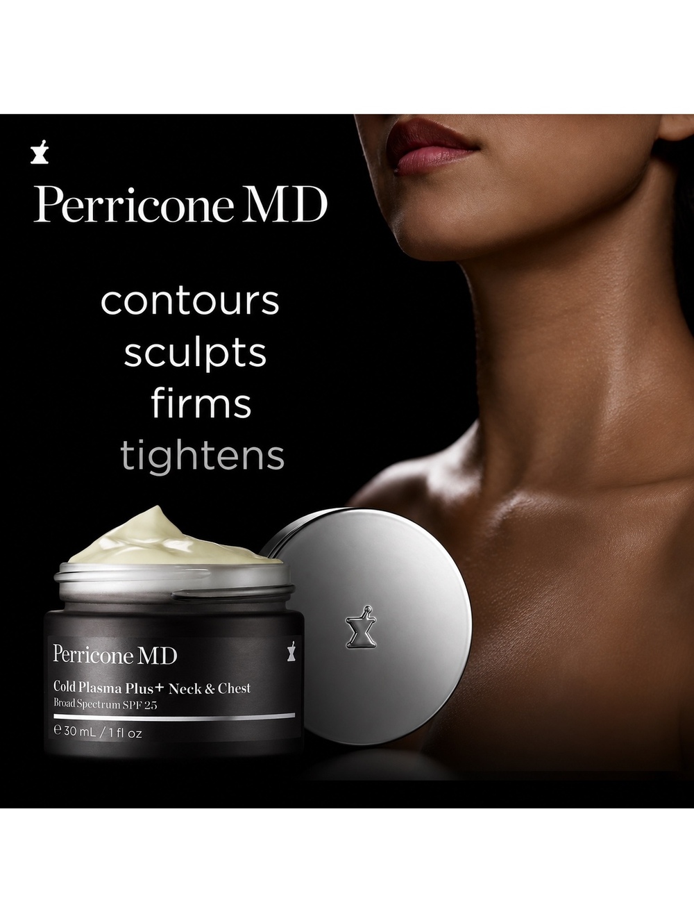 Perricone MD Cold Plasma Plus+ Neck & Chest SPF 25 30ml New